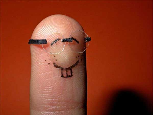 Funny Fingers Drawing
