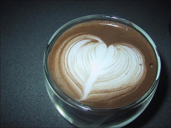 Heart Design on Coffee