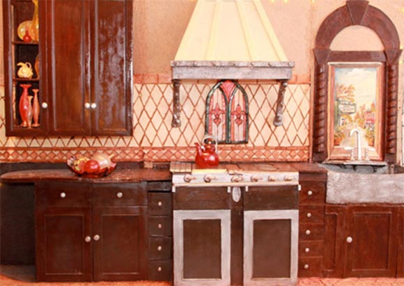 Kitchen Made Out of Chocolate & Sugar