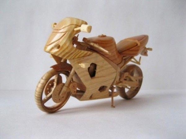 Miniature Wooden Bikes