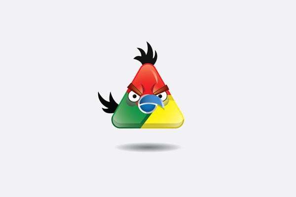 Angry Brands Chrome Logo