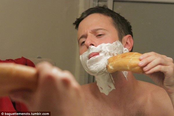 Shaving with Baguette