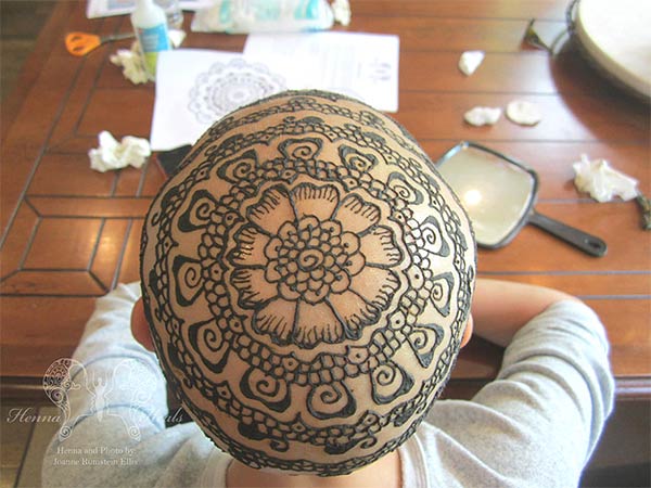 Henna Crowns For Cancer Patients