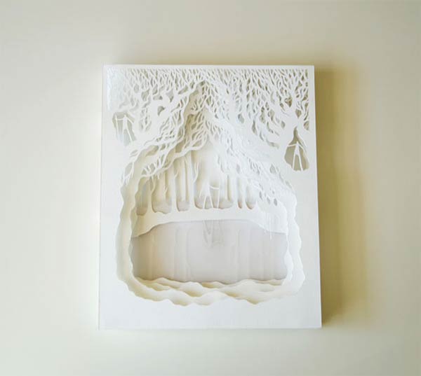 Paper Cut Shadow Boxes