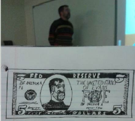 Silly Teacher Drawings by Bored Student