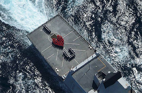 Valentine's Message From Sailors