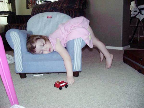 Kids Can Sleep Everywhere