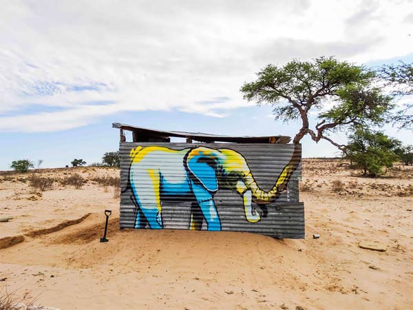 Elephant Graffiti Art
