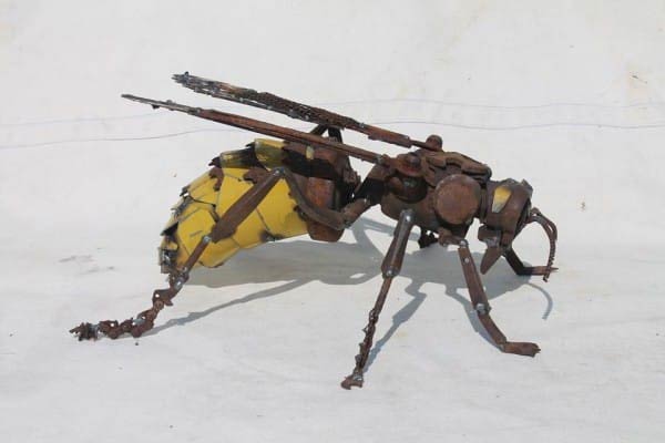 Adorable Little Bugs Created From Salvaged Scrap Metal