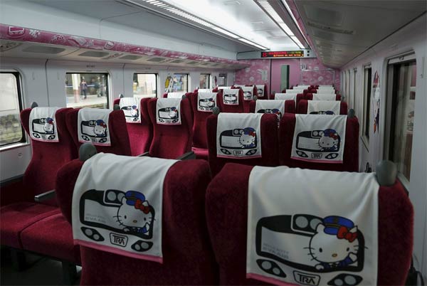 Hello Kitty-Themed Train