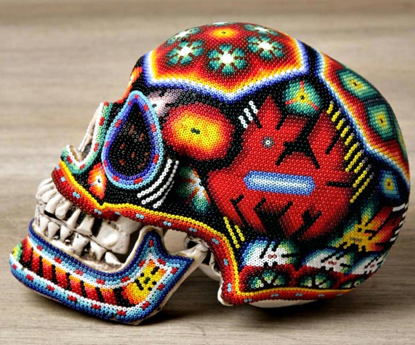 Beaded Skulls