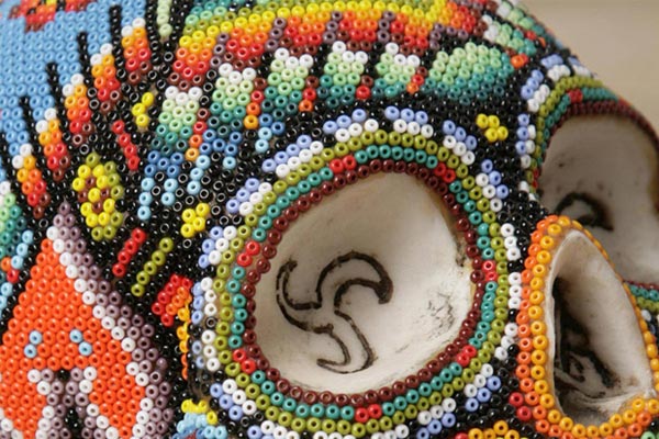 Beaded Skulls