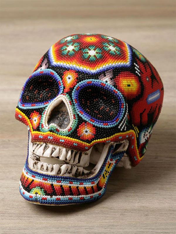 Beaded Skulls