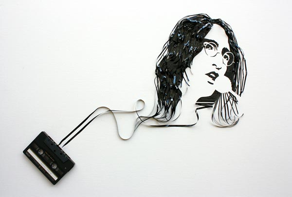 Cassette Tape Art By Erika Iris Simmons