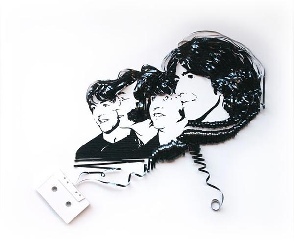 Cassette Tape Art By Erika Iris Simmons