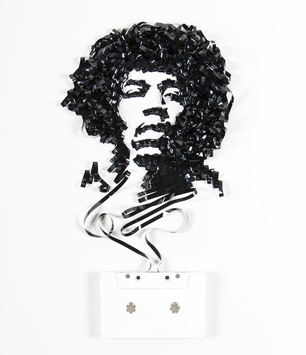 Cassette Tape Art By Erika Iris Simmons