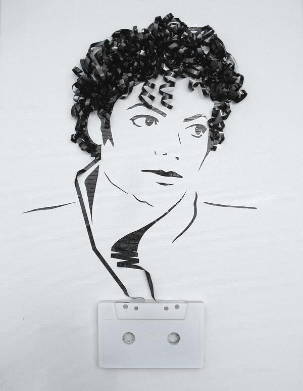 Cassette Tape Art By Erika Iris Simmons