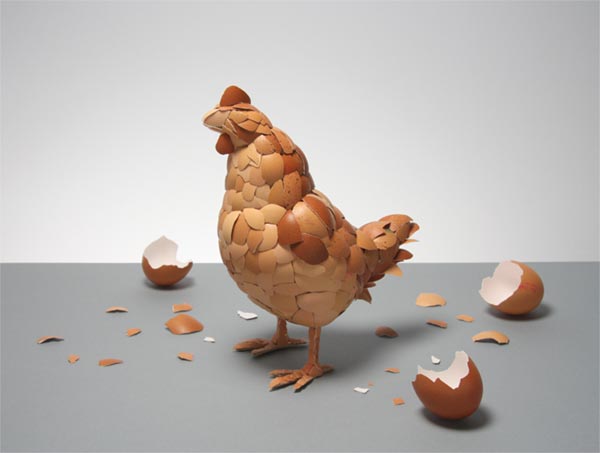 Chicken Made From Eggshells