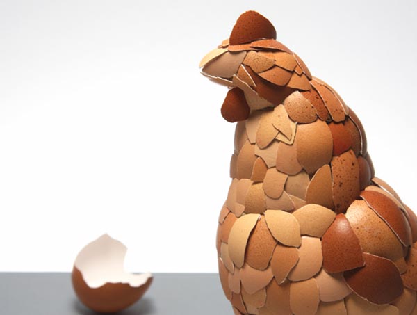 Chicken Made From Eggshells