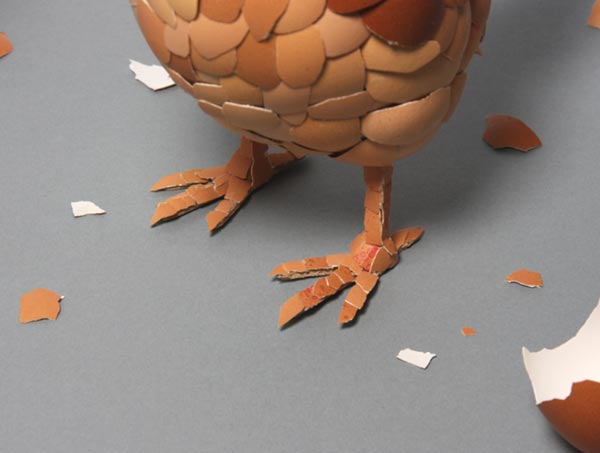 Chicken Made From Eggshells