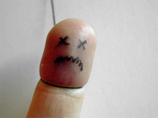 Funny Fingers Drawing