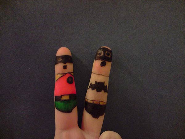 Funny Fingers Drawing