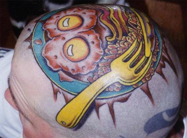 Funny / Creative Food Tattoos