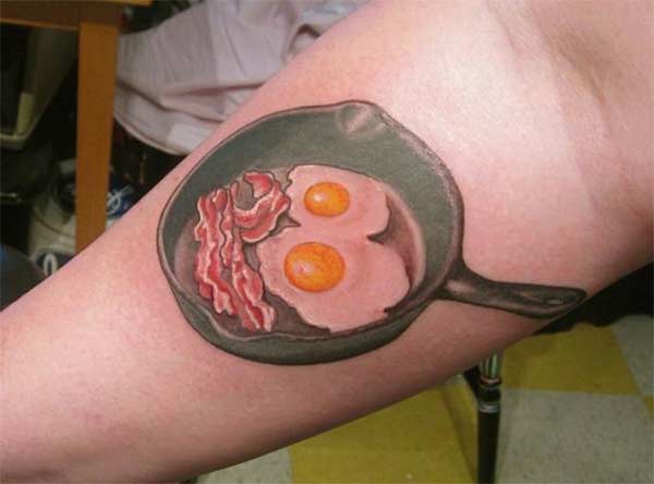 Funny / Creative Food Tattoos