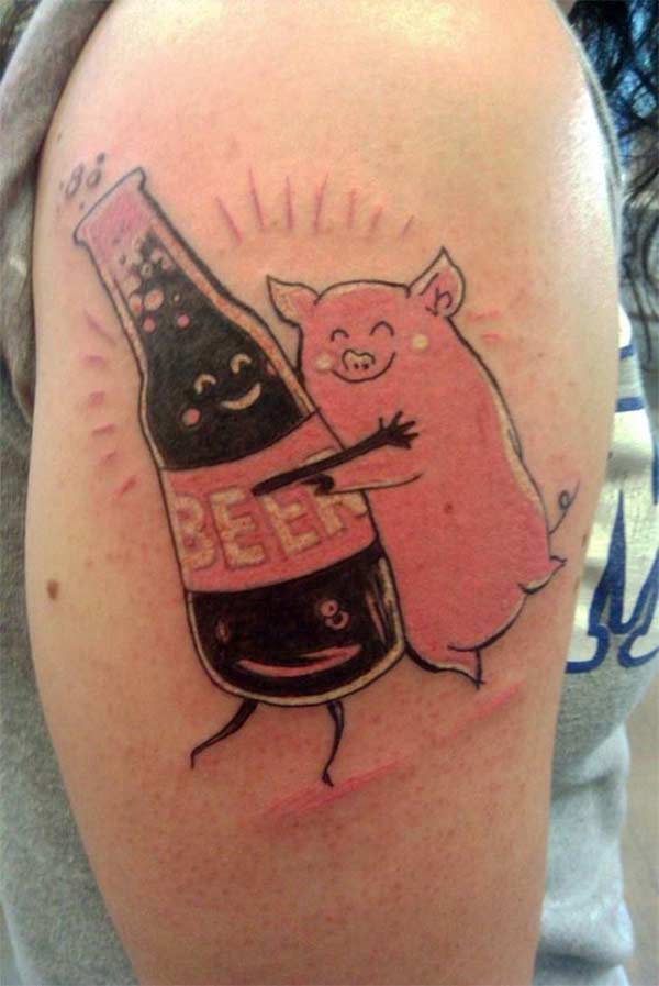 Funny / Creative Food Tattoos