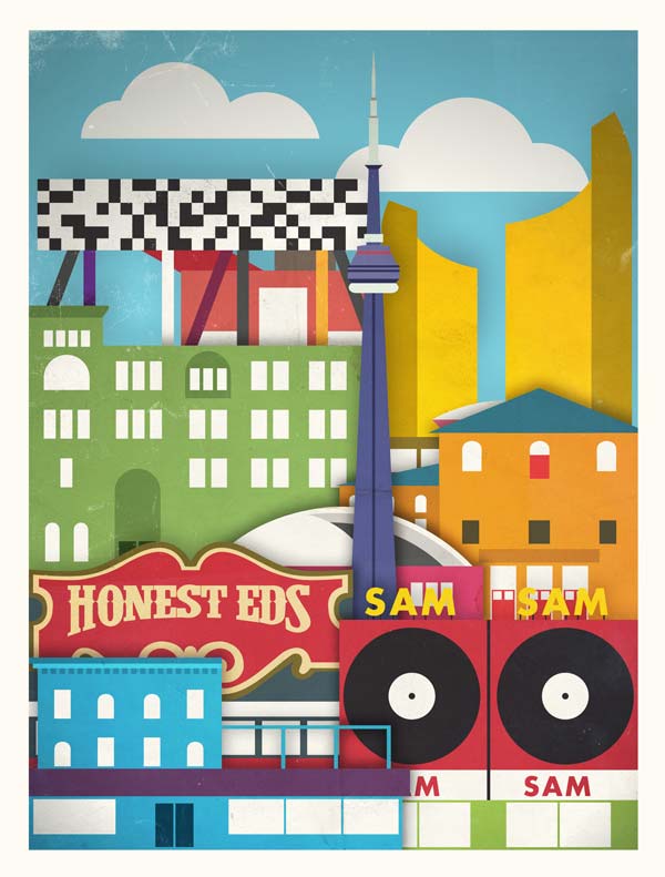 Touristique City Posters by Moxy Creative House