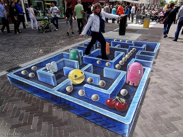 Pac-Man Street Painting Venlo