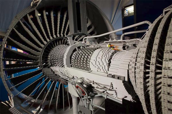 Rolls-Royce Unveils Jet Engine Made From Lego Bricks