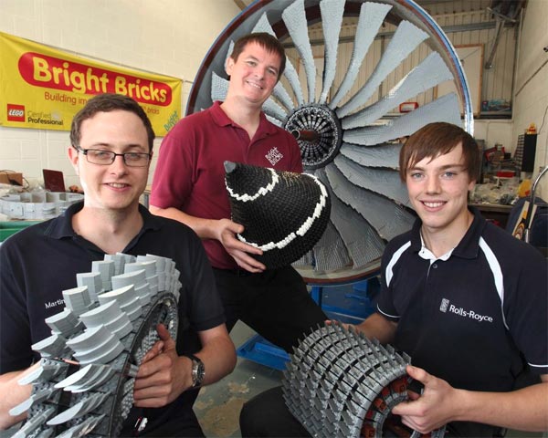 Jet Engine Made from LEGO Bricks