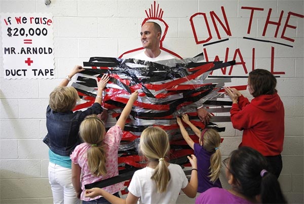 Students Duct Taped School's Principal