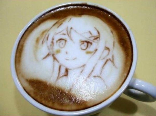 Anime Coffee Art