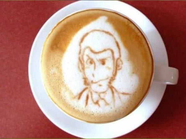 Anime Coffee Art