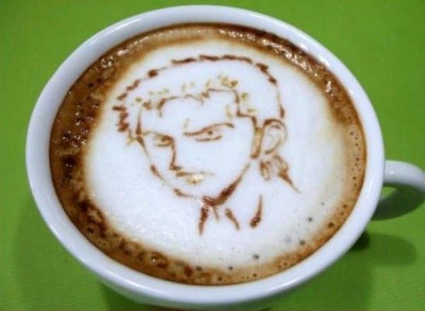 Anime Coffee Art