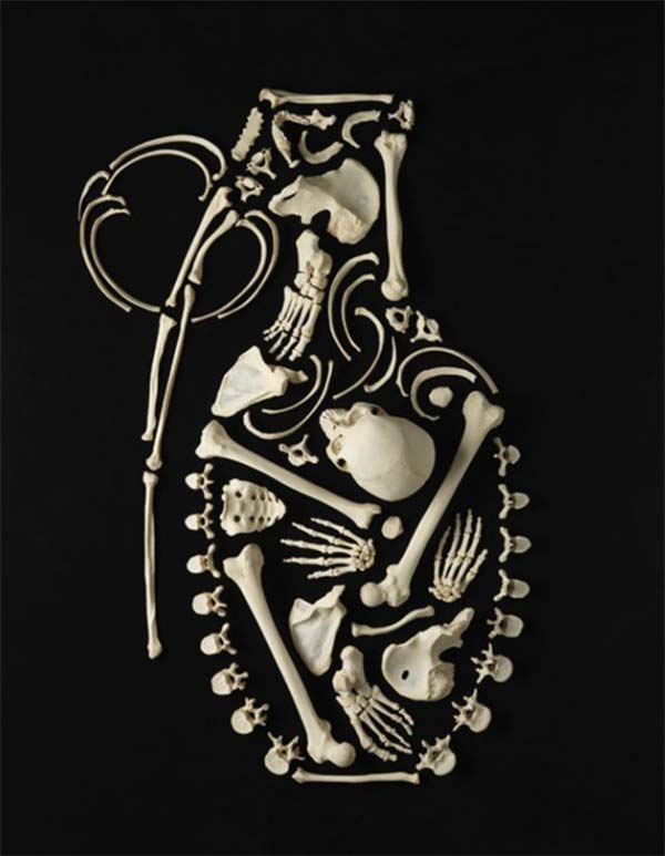 Art made with human bones