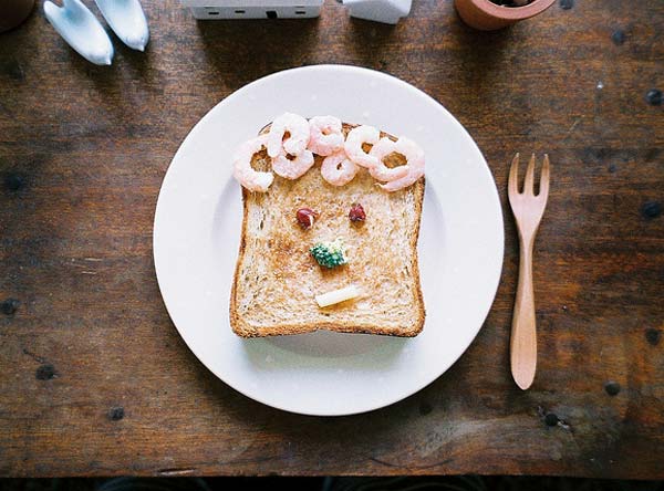 Shapes Made on Toasts