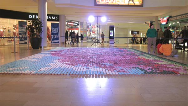 10,000 Cupcake Cherry Blossom Tree Mosaic