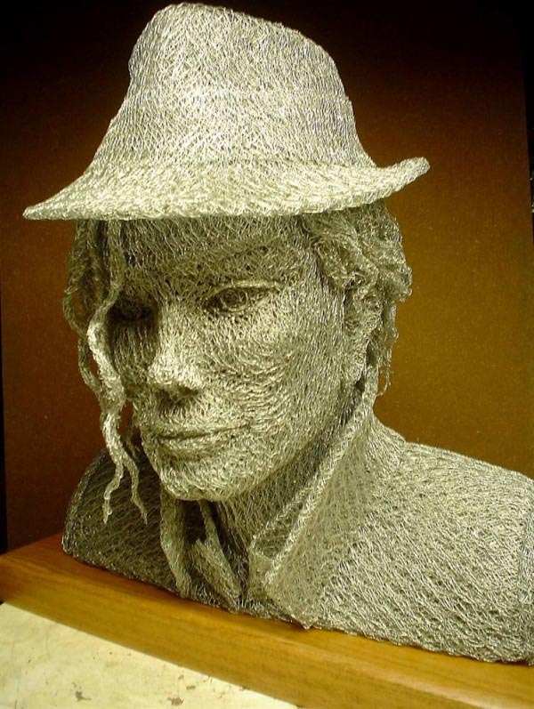 Chicken Wire Sculptures by Ivan Lovatt