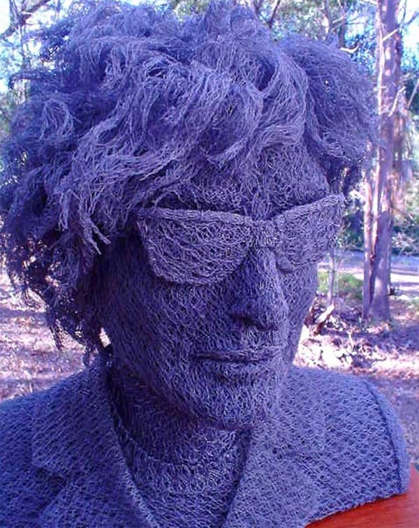 Chicken Wire Sculptures by Ivan Lovatt