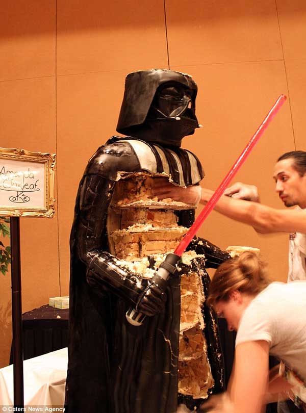 Star Wars Darth Vader Birthday Cake