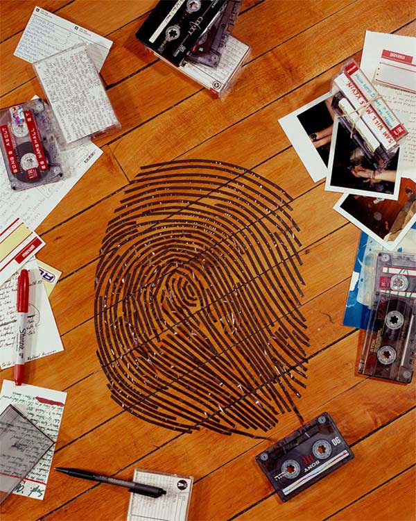 Fingerprints Recreated Using Different Objects
