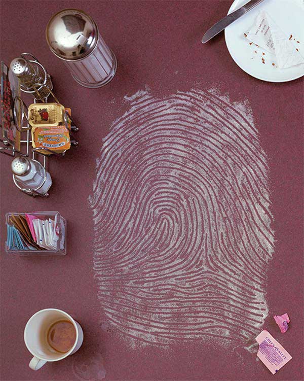 Fingerprints Recreated Using Different Objects