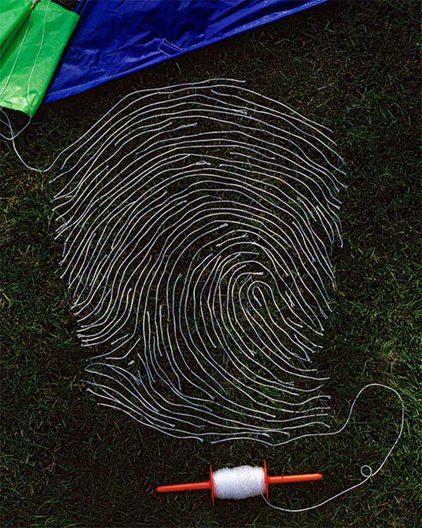 Fingerprints Recreated Using Different Objects