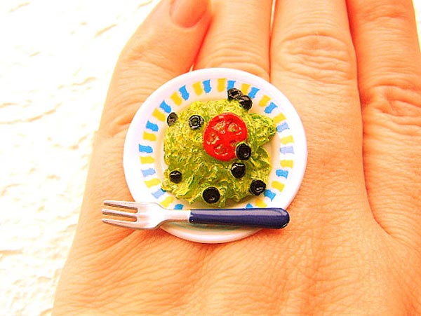 Salad Miniature Food Rings