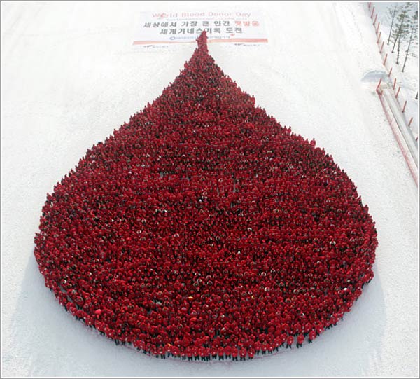World's Largest Blood Drop