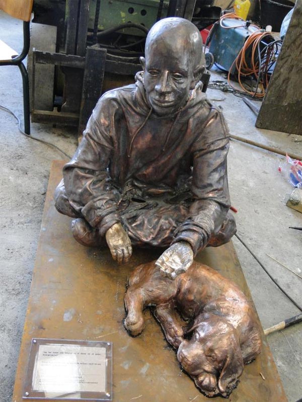 Homeless People Sculpture