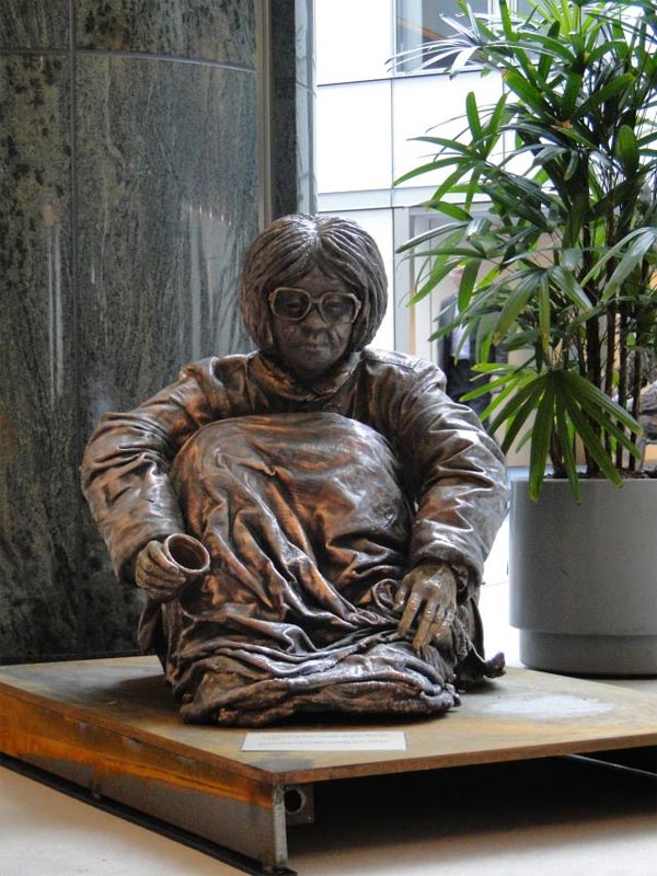 Homeless People Sculpture